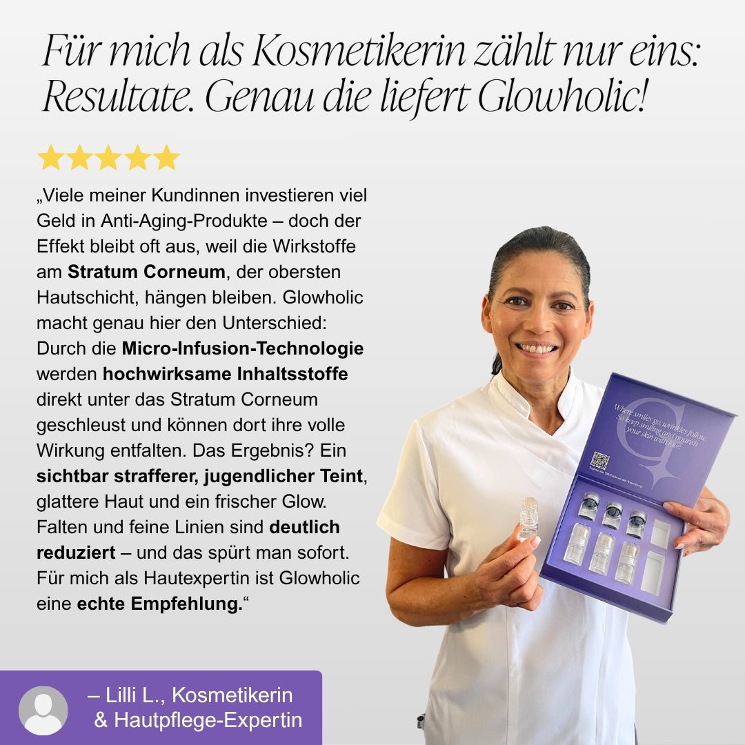 Glowholic Sommer Anti-Falten Starter Set - Micro-Needling-Infusion
